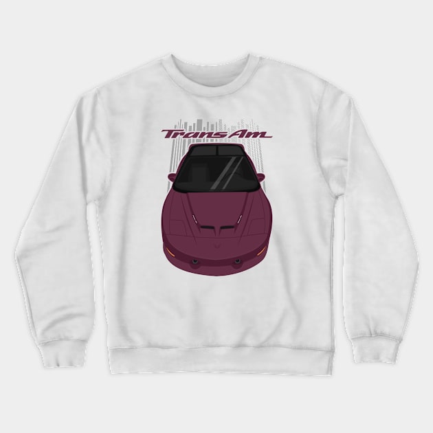 Trans Am Ram Air 1993-1997 - Purple Crewneck Sweatshirt by V8social